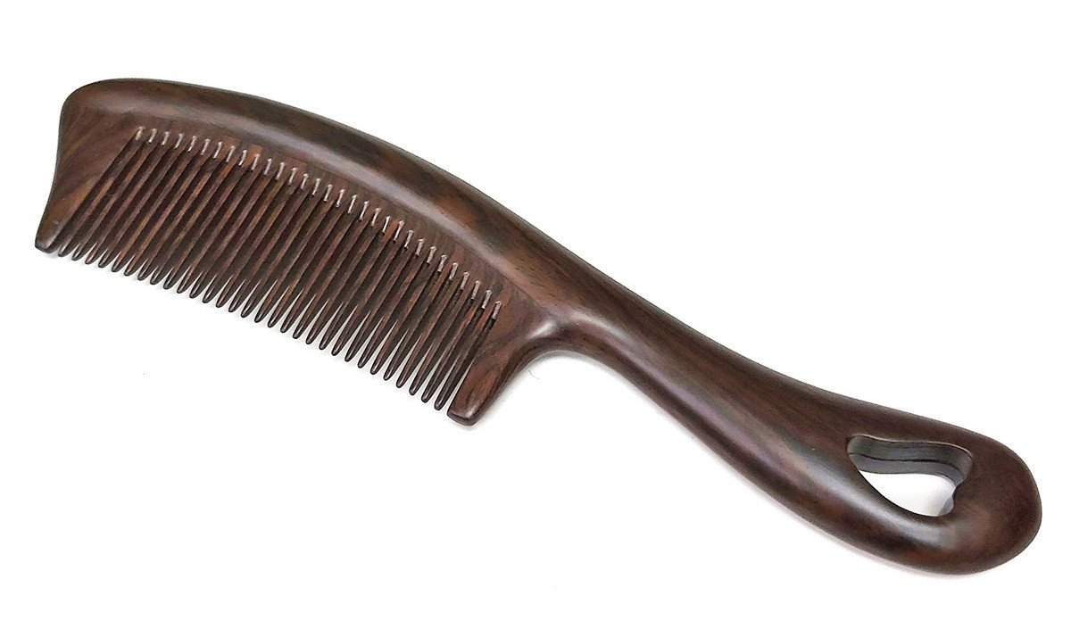 Дерев'яний гребінь гребінець із сандалу, фото 1