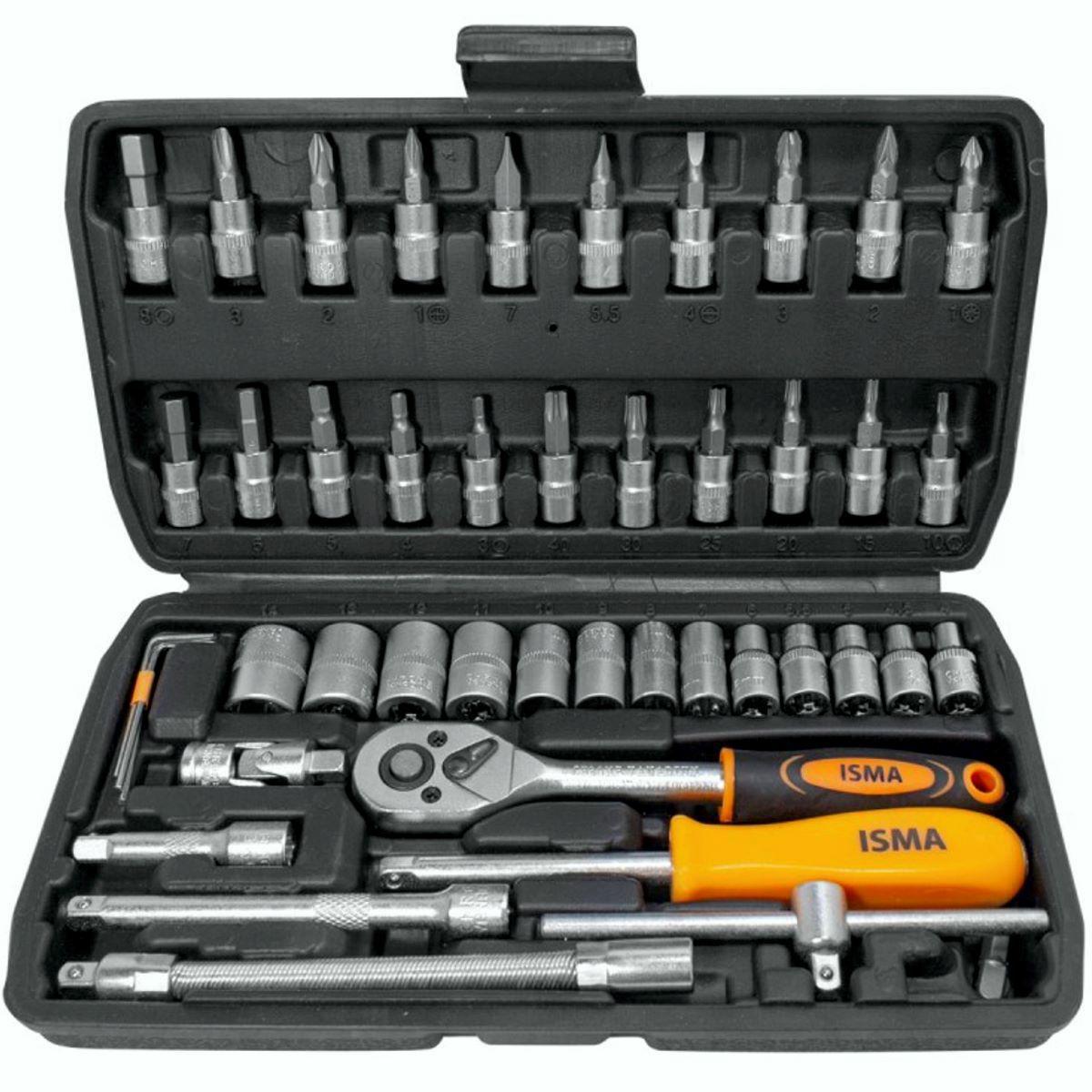 Набір інструментів 46пр. 1/4 "ISMA
