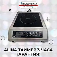 Індукційна плита Vektor A 82 з безімпульним режимом (ALINA таймер 3 години)