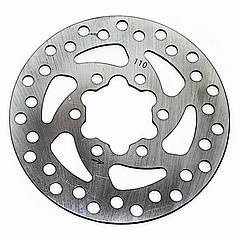 Диск гальмівний для велосипедів самокатів під супорт 110mm 6 кріплень