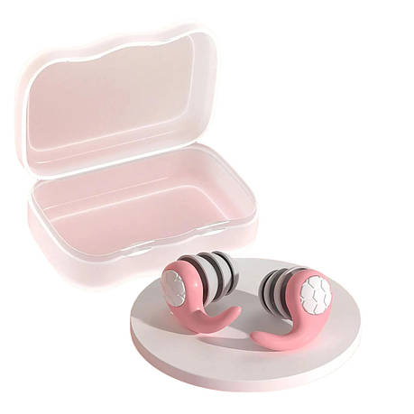 Беруші для сну, плавання та створення тихого середовища, рожеві, фото 1