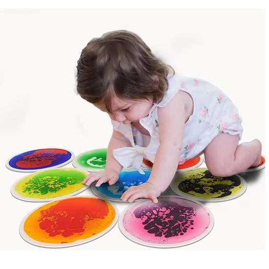 Рідкий килимок Монтессорі круглий у сенсорну кімнату, фото 1