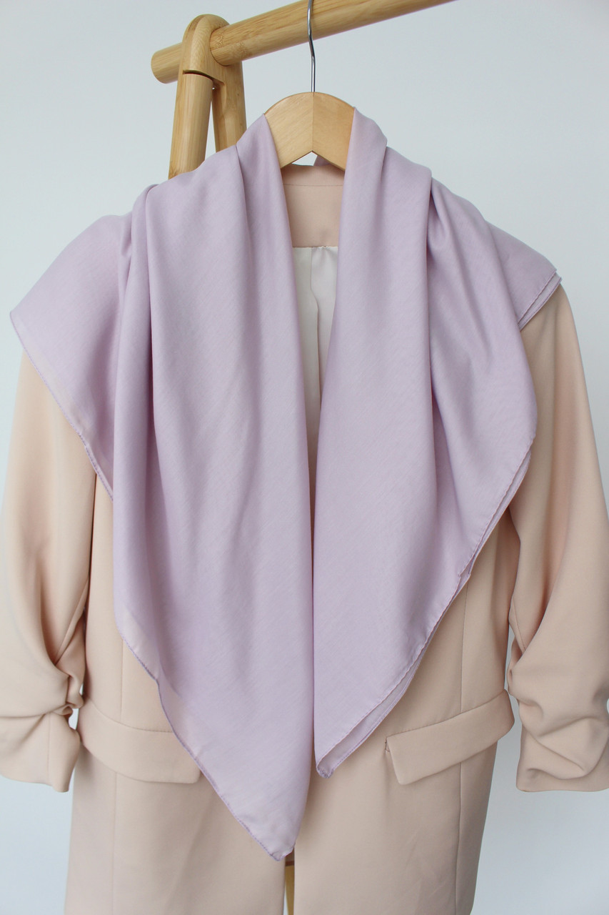 Хустка батистова "Клементина" ніжно-бузкова 326007, фото 1