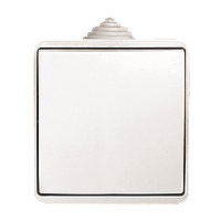 Вимикач 1 кл, 10А, MARSO "Aqua", IP 55, білий