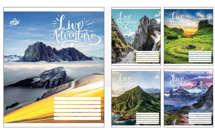 Зошит 60 арк. лінія "Бріск" / Життя це природа, фото 1