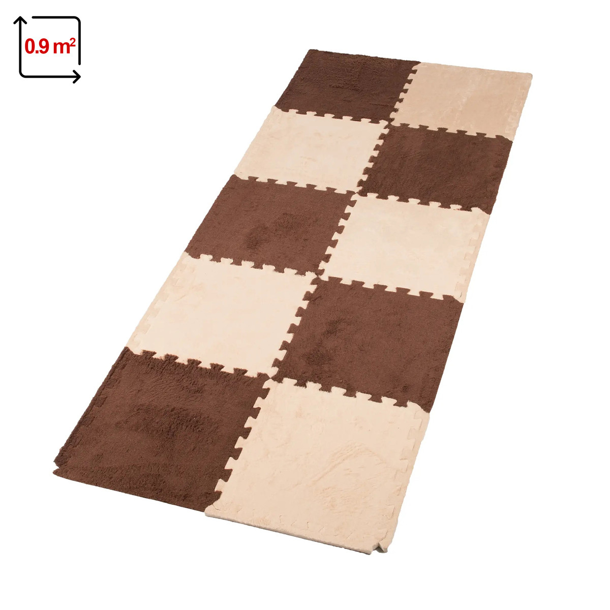 М'який килимок пазл 150х60 см дитячий термокилимок пазл із ворсом на підлогу (10 шт/уп) каремат пазл у дитячу