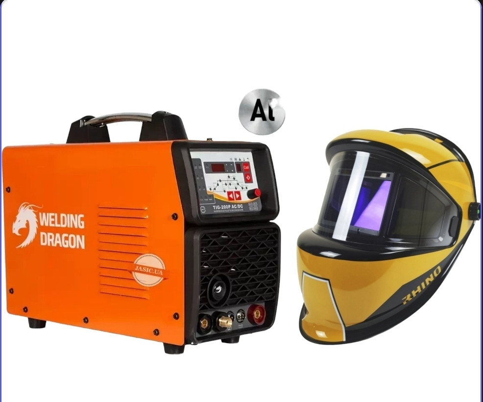 Зварювальний апарат аргонодугового зварювання Welding Dragon TIG-200P AC/DC