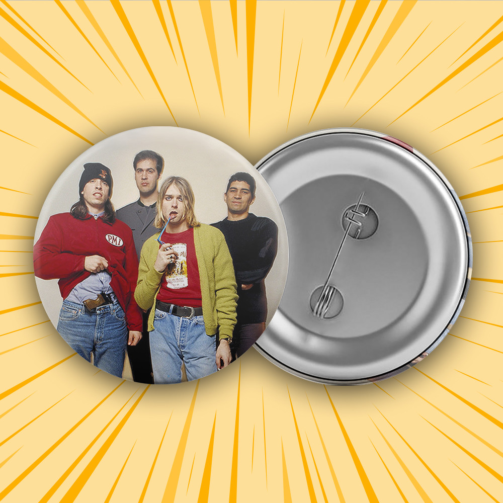 Значок 56 мм Nirvana 008