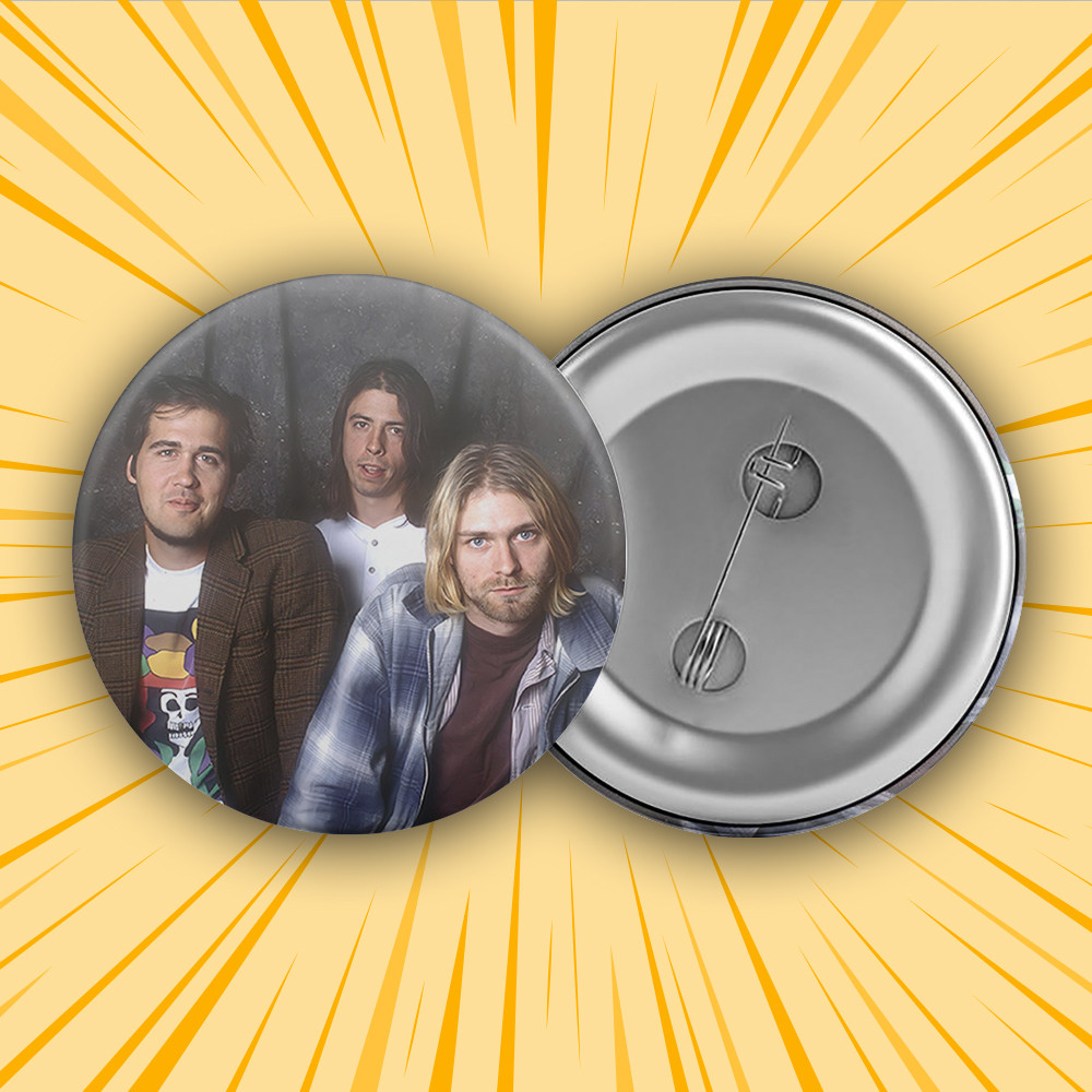 Значок 56 мм Nirvana 009