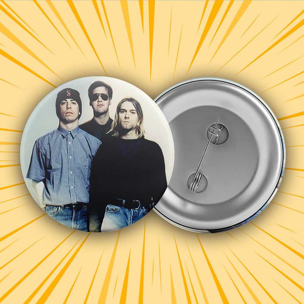 Значок 56 мм Nirvana 018