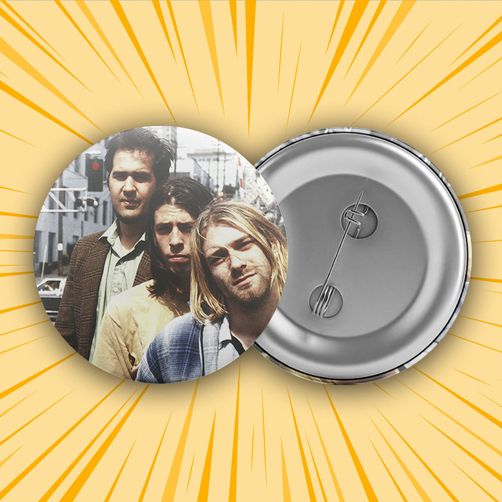 Значок 56 мм Nirvana 020