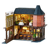 Румбокс Corner Restaurant конструктор Міні-будинок Кутовий Ресторан D-016, фото 3