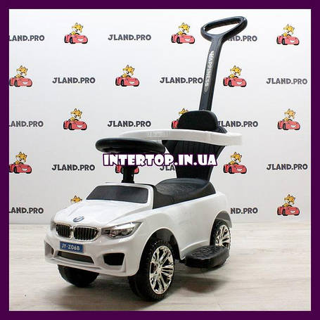 Каталки - толокари. Машинки з батьківською ручкою та без