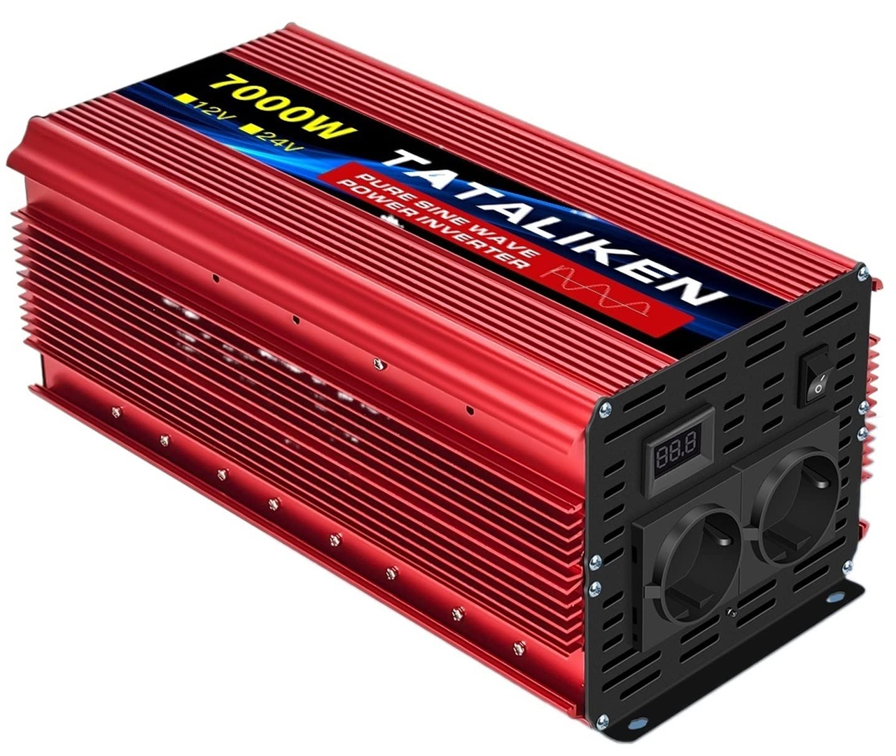 Перетворювач напруги TATALIKEN 7000W 12V на 220V ЧИСТИЙ СИНУС ІНВЕРТОР