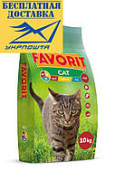 Корм для котів кішок Фаворит Мікс 10кг Польща преміум пан кот