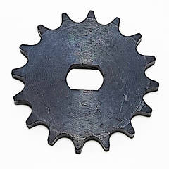 Зірка приводна 428-16 зубців 17х12мм посадкове