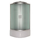 Душовий бокс Sannio Ricco White 90х90x215, білий, без форсунок, без радіо, фото 2