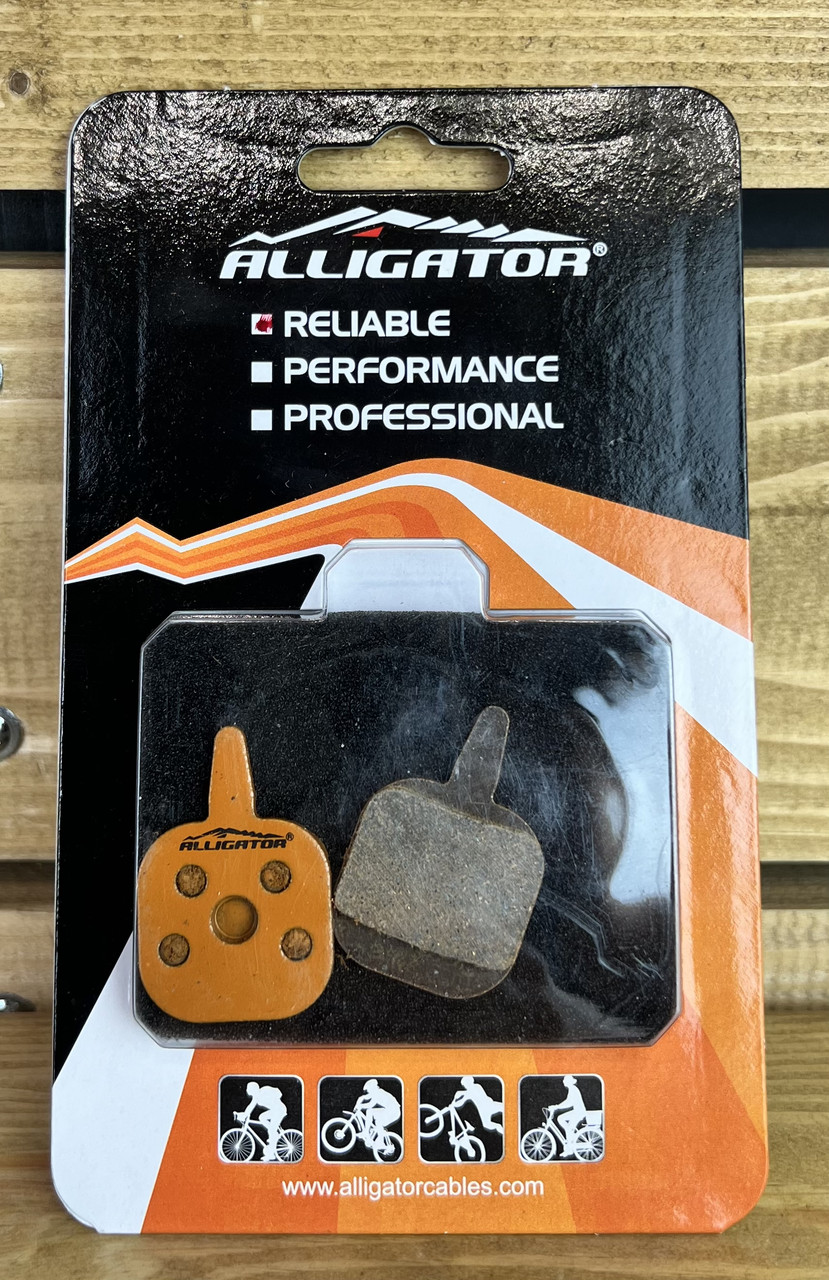 Гальмівні колодки для велосипеда дискові Alligator для Tektro IO/IOX органіка, фото 1