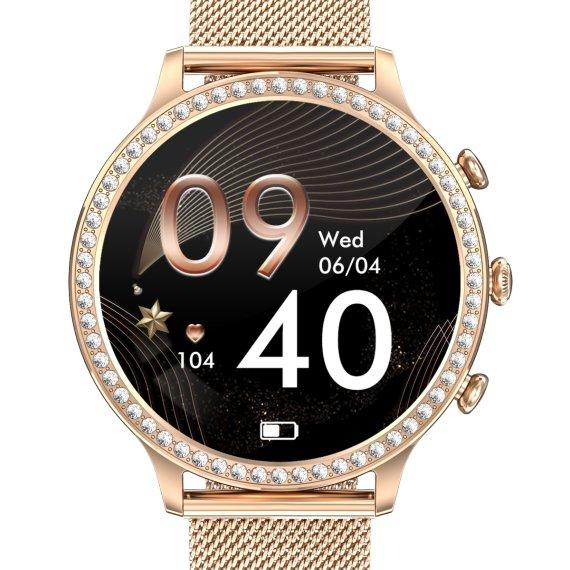 Жіночий наручний смарт годинник Smart IQ Girl (Gold)