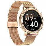 Жіночий наручний смарт годинник Smart IQ Girl (Gold), фото 3