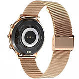 Жіночий наручний смарт годинник Smart IQ Girl (Gold), фото 4