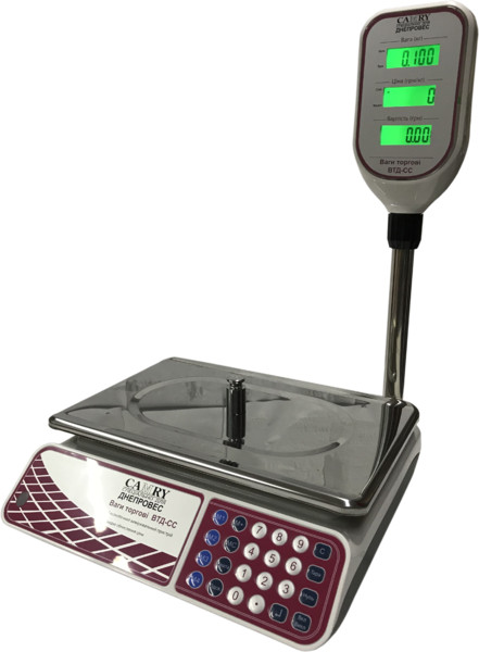 Ваги торговельні Дніпровіс ВТД-СС до 30 кг, фото 1