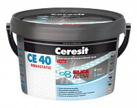 Затирка для швів ТМ "Ceresit" CE 40 aquastatic 03 природно-білий - 2,0 кг.