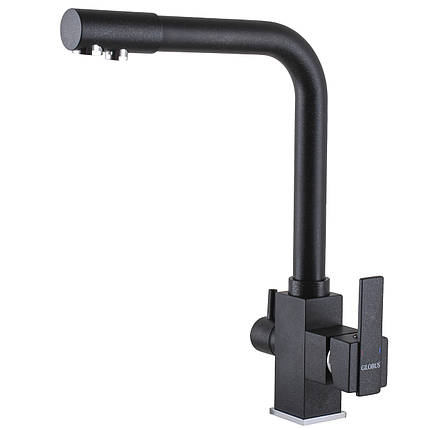 Змішувач для кухні під осмос Globus Lux LAZER GLLR-0100-1-ONIX, фото 1