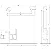 Змішувач для кухні під осмос Globus Lux LAZER GLLR-0100-1-ONIX, фото 8