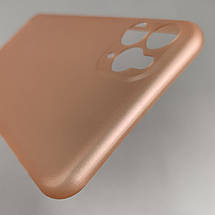 Чехол для iPhone 11 Pro Max ультратонкий карбоновый чехол на телефон айфон 11 про макс рожевий  LKG, фото 5