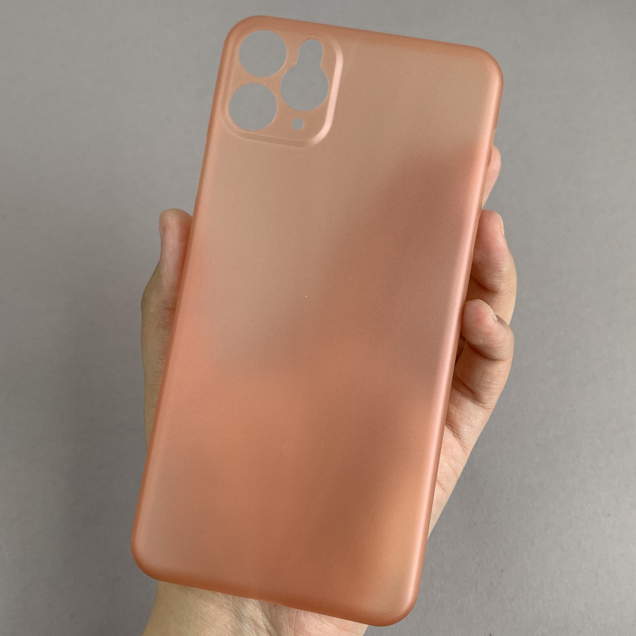 Чехол для iPhone 11 Pro Max ультратонкий карбоновый чехол на телефон айфон 11 про макс рожевий  LKG