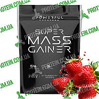 Гейнер Powerful Progress Super Mass Gainer 1000 г Strawberry Полуниця