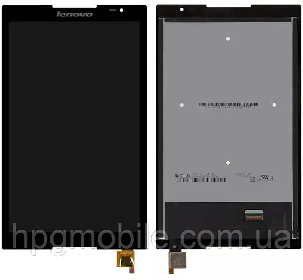 Дисплей для Lenovo Tab S8 (S8-50F Wi-Fi/S8-50LC LTE) модуль (екран та сенсор) оригінал, Чорний, фото 1