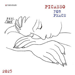 Настінний календар 2025 рік. Pablo Picasso - For Peace 2025