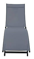 Садовий лежак темно сірий Star Focus Garden, фото 4