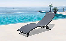 Садовий лежак темно сірий Star Focus Garden, фото 5