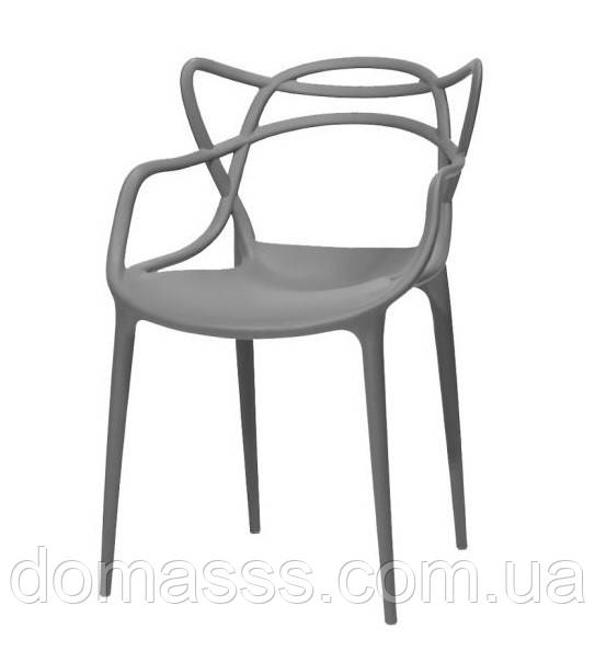 Стілець пластиковий Bari NEW Сірий, фото 1