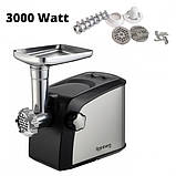 Електрична м'ясорубка — соковичавниця для томатів RB-673, електром'ясорубка 3800 Вт для дому побутова, фото 8