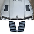BMW E36 зябра в капот ABS пластик БМВ Е36 жабра тюнінг накладки на капот