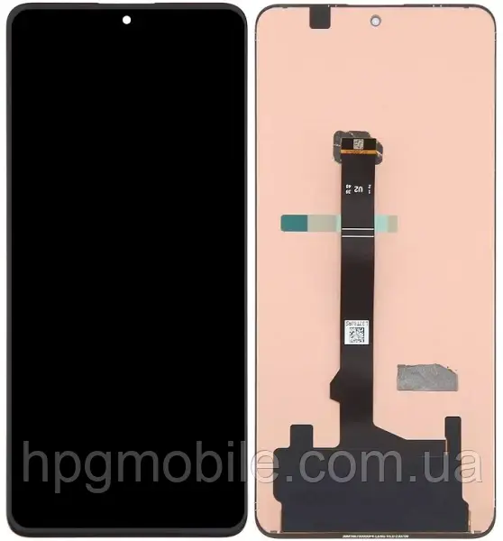 Дисплей для Xiaomi Redmi Note 13 Pro+ 5G/Poco X6/Redmi Note 13 Pro 5G AMOLED модуль (екран та сенсор)оригінал, Чорний, фото 1