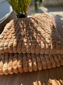 Плед - покривало Євро розмір 200*230. колір - коричневий