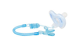 Ланцюжок для пустушки "Спіраль" 0+ Baby Team Блакитний