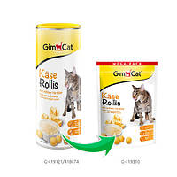 Витамины сырные для кошек GimCat Kase Rollis общеукрепляющий комлекс 850шт/425г (срок годности 11.26)г