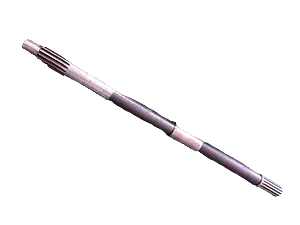 Вал Т25-1601192-Б2 головного зчеплення ЛТЗ Z=12. Харків, фото 1