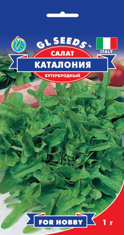 Насіння Салат Каталонія (1г) ТМ GL SEEDS For Hobby, фото 1
