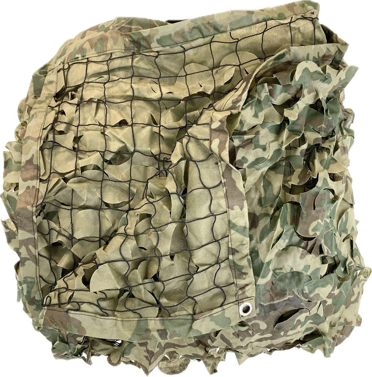 Сітка маскувальна з основою 4х6 антидронова для бліндажів, окопів, авто, пікапа та техніки "Камуфляж №4", фото 1