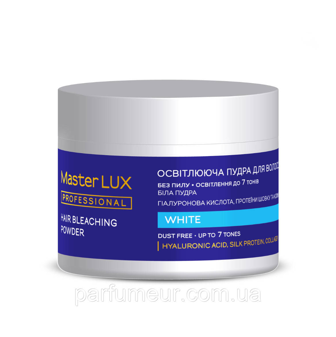Master Lux White Bleaching Powder Освітляюча пудра для волосся до 7 тонів 200 г, фото 1