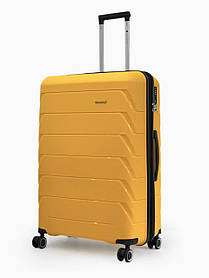 Валіза велика L поліпропілен жовта 76х51х29+5/115л/4.6кг/Snowbal 33603