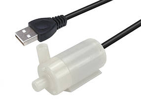 Миниатюрный насос для циркуляции воды в аквариуме Micro Pump Dual, 5 В.