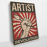 Дерев'яний постер Сила мистецтва А5, фото 2